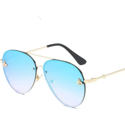 Vierkante Zonnebril Mannen Vrouwen Designer Mode Vintage Verloop Montuur Metalen Glazen Rij Zonnebril UV Bescherming