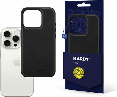 3Mk Hardy Apple Silky Leather Magcase Voor Iphone 15 Pro Max Telefoonbescherming