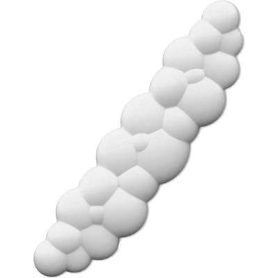 Cloud Muismat Polssteun Schattig Vermoeidheidsverlichting Zacht Voorkom Vormverandering Memory Foam Polskussen wit