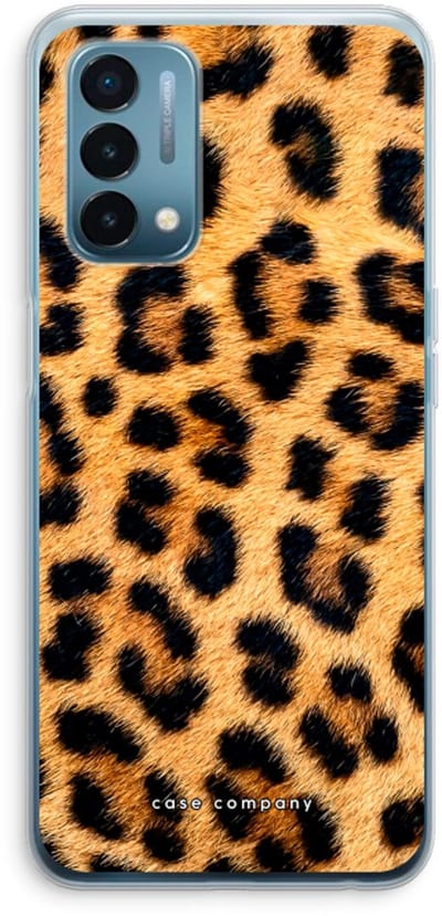 Case Company® - Hoesje geschikt voor OnePlus Nord N200 5G hoesje - Luipaard - Soft Cover Telefoonhoesje - Bescherming aan alle Kanten en Schermrand