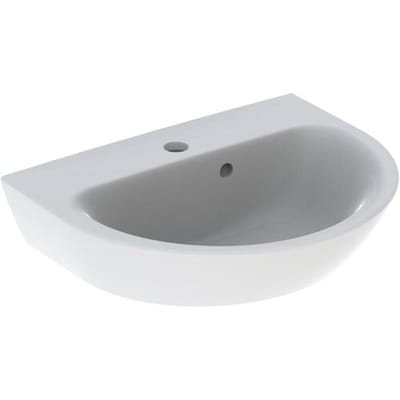 Geberit Renova hand wash basin 50 x 40 cm with tap hole and overflow 500.376.01.1