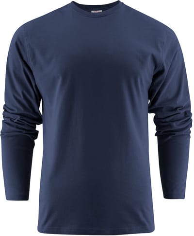 Printer HEAVY T-SHIRT L/S 2264016 - Marine - 3XL