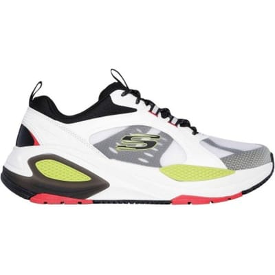 Skechers Heren-sportschoenen van monomesh (Wit, Groen, Zwart)