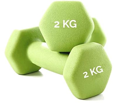 Neopreen Dumbbells 2 kg - Ideaal voor Functionele Fitness Training