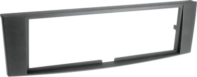 1-DIN Paneel geschikt voor Renault Laguna (BG) 2005-2007 Kleur: Zwart
