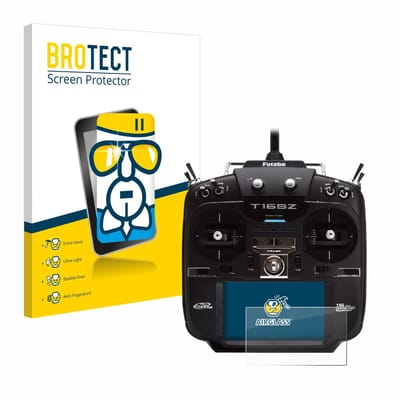Screenprotector voor Robbe Futaba T16IZ Beschermglas transparant