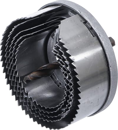 BGS Gatzaagset Ø 60 - 95 mm diepte 35 mm 5 delig