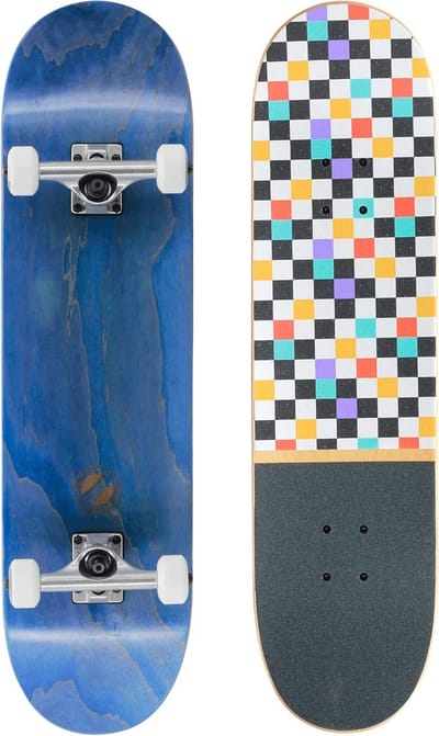 Compleet Skateboard - Beginners Skateboard - Eerste Trucs Leren - Canadees Esdoorn Dek - 8.125 Inch - Gambler