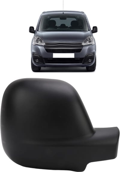 Zwarte Achteruitkijkspiegel Covers voor Berlingo B9 2012-2018, Duurzaam PP, Links en Rechts, Perfecte Vervanging voor Auto Accessoires