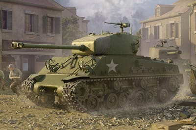 Trumpeter Modelbouwpakket Militaire voertuigen - 61619 M4A3E8 Sherman Medium Tank - Early Plastic - 1:16 - Modelbouw