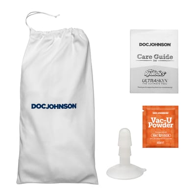 Chad White Realistic Ultraskyn Dildo 8 / 20 Cm