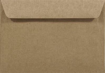500x Bruine Kraft Enveloppen C6 (114x162mm) Zonder Venster - Ideaal voor Kaarten en Brieven