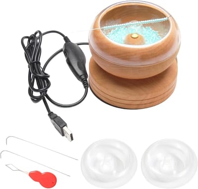 Elektrische Kralen Spinner - Hobby Tool - Sieraden Maken - Verstelbare Snelheid - 9.5x9.5x7.5cm - Multicolor