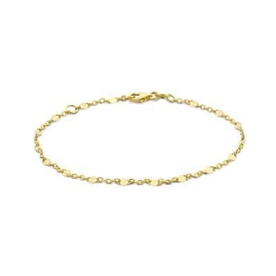 Armband Anker Met Tussenstuk 16 - 18 Cm