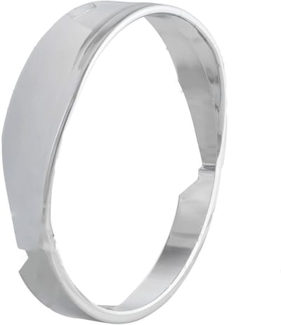 Koplamp Frame - Voorlicht Rand - Motor Verfraaiing - Verchroomd IJzer - 15 x 14.7 cm - Chroom