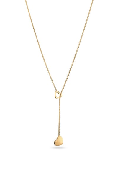 Elli - Halsketting - Dames Y-ketting Hart Hanger Liefde in 925 sterling zilver - Dames
