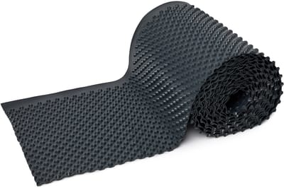 Garronda Noppenfolie voor het hoogbed in de tuin als inleg voor het hoogbed - Muurbescherming en Bouwafdichting – Drainagelaag voor Kelders – Funderingsmuren - Verhoogde bloembedden - Wortelbescherming – 0,5 m x 20 m – GD-MAR-Izoflex400-B
