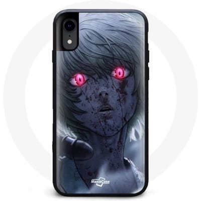 Coque - Maniacase - Iphone X - Kurapika Hunter x Hunter - Silicone - Souple noir