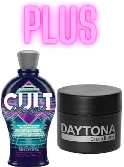 Devoted Creations Cult 360 ml PLUS Daytona Cacao Butter 100 ml met anti aging effect