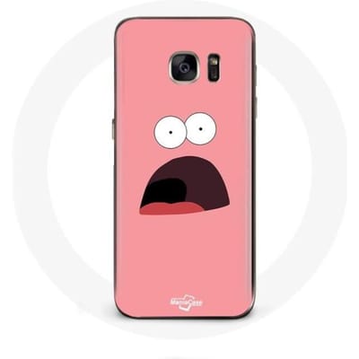Hoesje - Samsung - Galaxy S7 - Flexibel - Spongebob - Roze roze