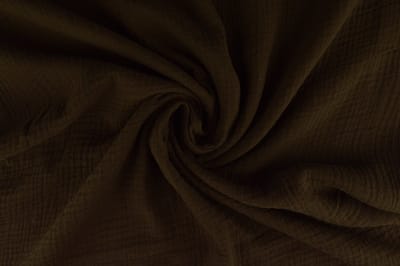 10 meter double gauze - Bruin - 100% katoen