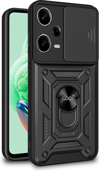 Cool Xiaomi Redmi Note 12 5g/poco X5 Harde Ring Telefoonhoesje 5g Zwart