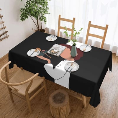 Remy Ratatouille Pak Aangepaste Rechthoekige Tafelkleed Waterdichte Tafelhoes voor Eetgelegenheden Tafelkleed 137x183cm