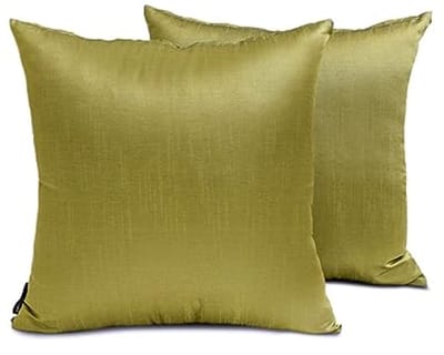 Decoratieve Lendenkussenhoes 2-pack 50x75 cm - Effen Olijfgroen Modern