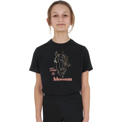 Katoenen meisjes-T-shirt Equestro Time To Blossom