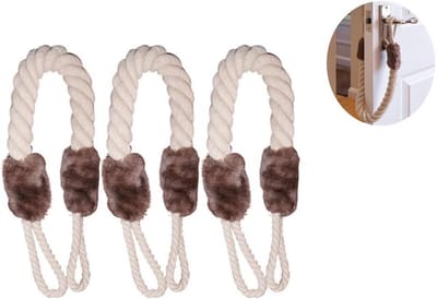 Deurkoord set voor kinderen en huisdieren - 3-delige deurstopper en klembescherming