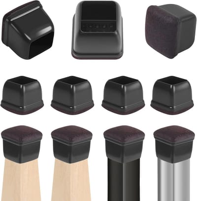 Siliconen Stoelpootkappen 24 stuks - Vloerbeschermers voor Houten Vloeren 1,9-3,2 cm