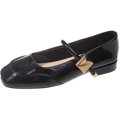 Mary Jane Schoenen voor Dames Nieuwe Mode Dames Enkelschoenen met Middelhoge Hak Comfortabel en Zacht Rode Ballerina's 40 black