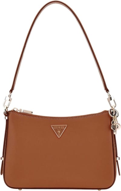GUESS Schoudertas Daryna Top Zip Shoulder Bag Cognac Bruine