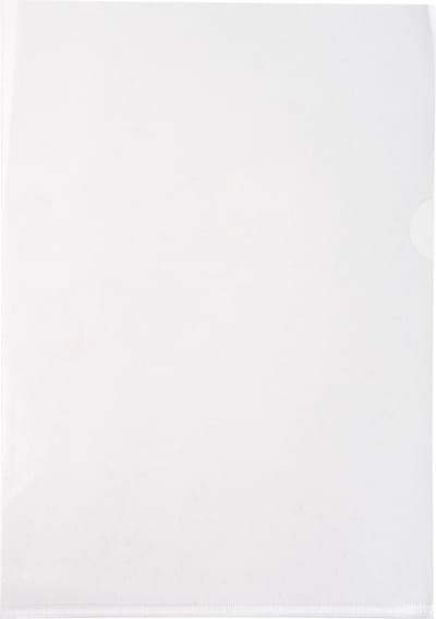 Exacompta Pak van 100 L mappen- gladde PP 12/100ste - A4 - Transparant - 56111E