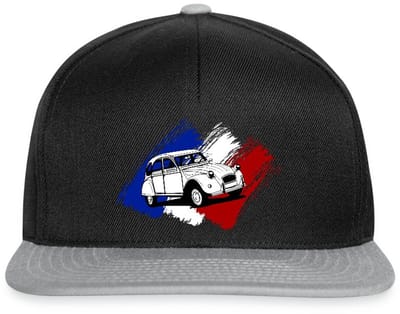 Citroën 2CV Model Franse Vlag Snapback cap