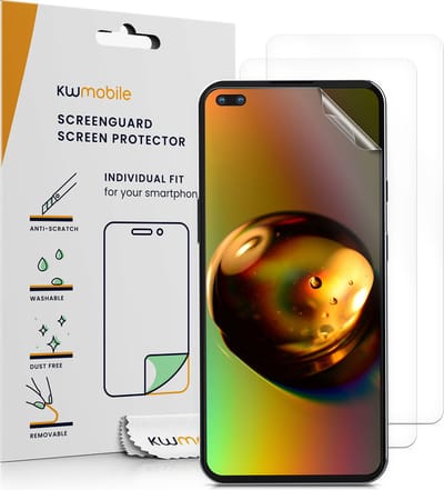 kwmobile 3x screenprotectors geschikt voor OnePlus Nord - beschermende folie voor smartphone