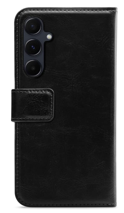 Mobilize Telefoonhoesje geschikt voor Samsung Galaxy A55 Hoesje | Mobilize Magnet Gelly Uitneembare 2in1 Bookcase Portemonnee | Pasjeshouder voor 3 Pasjes | Telefoonhoesje voor Pinpas / OV Kaart / Rijbewijs - Zwart