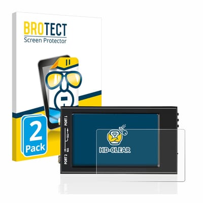 BROTECT - Screenprotector voor SDRGEEK NanoVNA-F V2 - Folie Beschermfolie transparant 2 Stuks