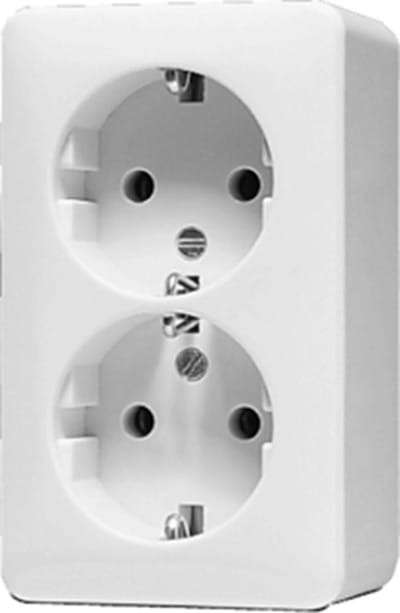 Jung AP600 Wandcontactdoos (WCD schakelmateriaal) (Europese Stekkerdoos) - 6020A