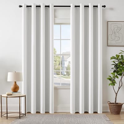 Dailygoods- Verduisteringsgordijnen Set van 2 - Hoogwaardige Verduisteringstechnologie - Decoratieve Isolerende Gordijnen - Zicht- en Zonwering - Elegante Plooivorming