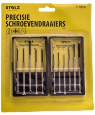 Schroevendraaier precisie set | 11 delig | Stolz