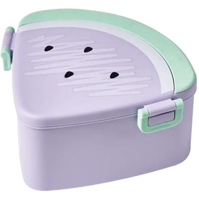 Cartoon Bento Lunchbox voor kinderen, lekvrije lunchfruitcontainer voor meisjes, jongens, peuters met 3 compartimenten, magnetronbestendig white