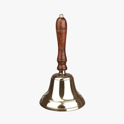 Bar Bel - Ontvangstbel Pub - Laatste Bestelling Aankondigen - Messing Constructie - 7x22 cm - Goud