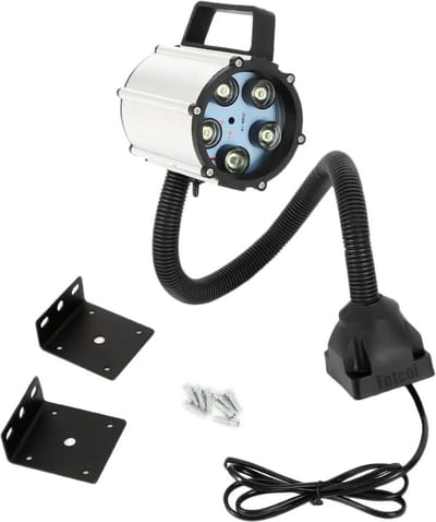 Mylucinda® - LED Werklamp met Flexibele Arm - Aluminiumlegering - 110V-220V - Ideaal voor CNC Machines en Werkplaatsen