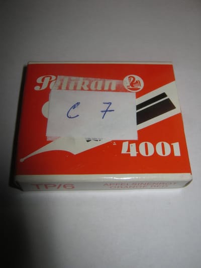 Inktpatronen Pelikan 6 stuks rood 4001