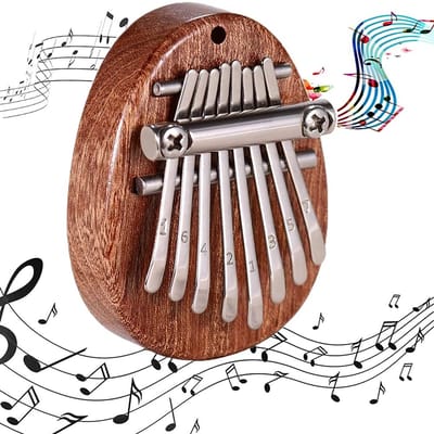 Store_8 - Duimpiano - Mini Kalimba - Draagbaar en Lichtgewicht - Houten Pocket Piano - Vingerpercussie - Geschikt voor Kinderen - 8 Toetsen