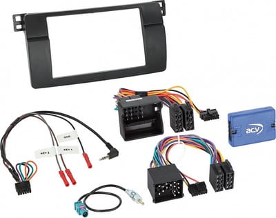 2-DIN Kit BMW 3 serie (E46) Montage midden