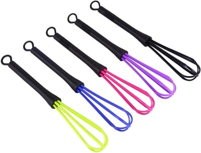 5 Stuks Plastic Haarverf Mengtool voor Kappers en Haarstylisten - Professionele Haarverf, Mengkom en Kwast