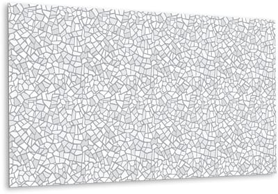 Tulup PVC Wandpaneel - Mozaïek Vinyl Wandpaneel - 100 cm x 50 cm - Grijs Zelfklevend Wandpaneel - 1 stuk - Wandpaneel Zelfklevend - Industrieel Muurpaneel - Zelfklevend Wandpaneel - Plaktegels Keuken en Badkamer