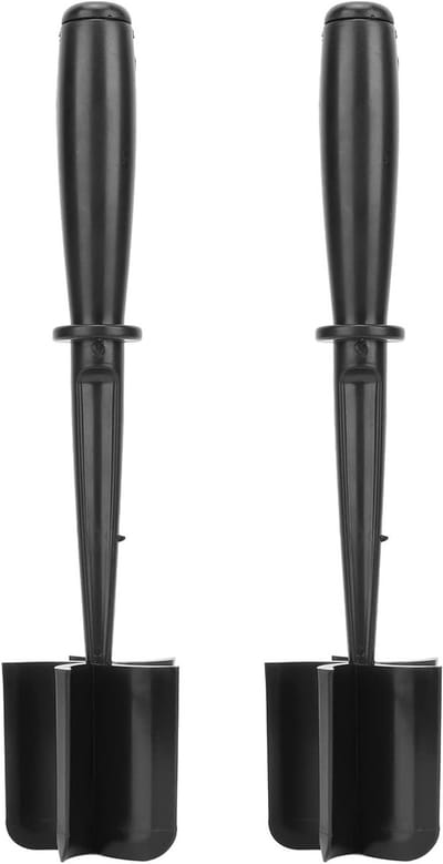 Vleeshakker - Keukenstamper - Gemalen vlees maken - Hittebestendig nylon - 2 stuks - Zwart